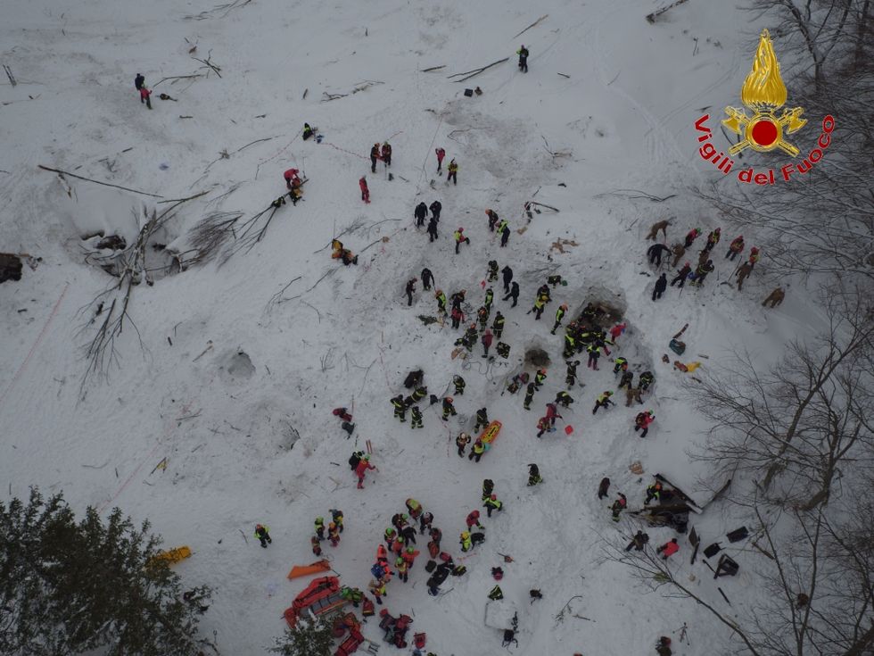 La Tragedia Dell Hotel Rigopiano Foto Panorama