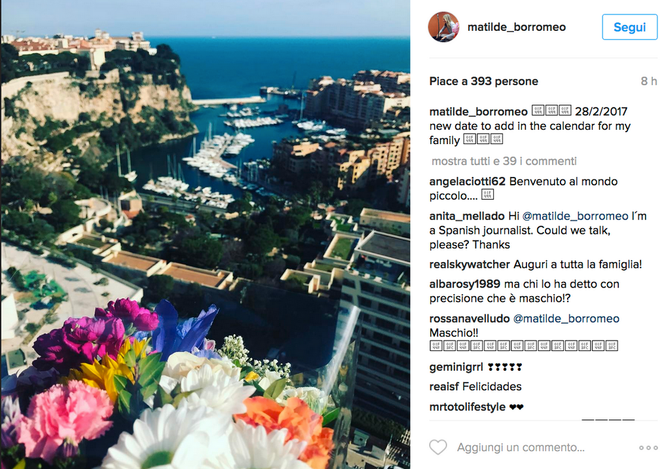 Beatrice Borromeo e Pierre Casiraghi maschio il loro primo