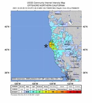 Terremoto a California