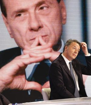 Matteo Renzi, Berlusconi, Costanzo