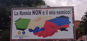 cartelloni pro-Putin