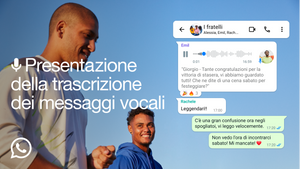 trascrizione messaggi vocali 