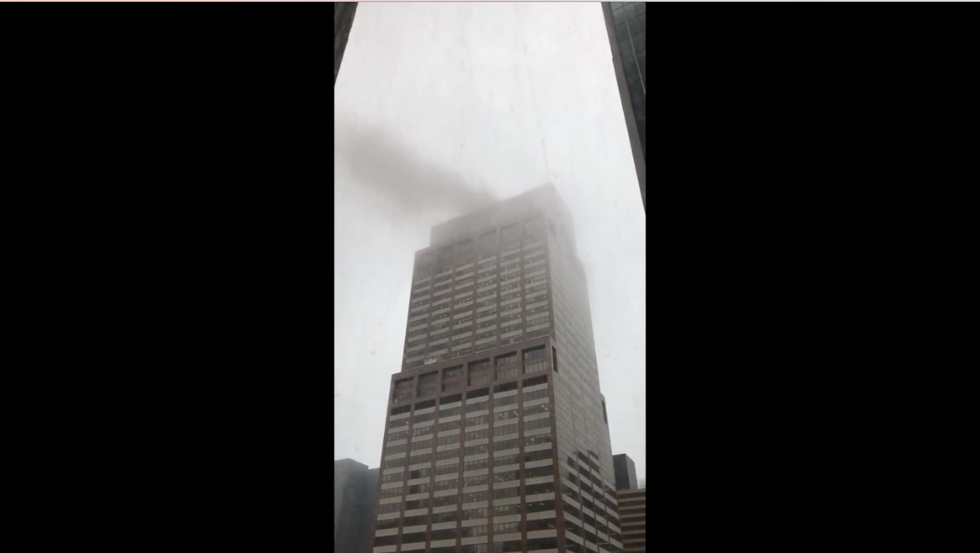 incidente elicottero grattacielo New York