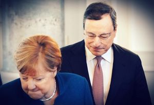 Angela Merkel Mario Draghi 