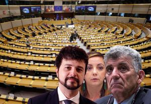 Brando Benifei, Isabella Adinolfi e Pietro Bartolo