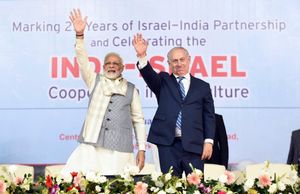 Narendra Modi, Benjamin Netanyahu 