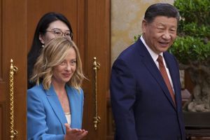 ​Giorgia Meloni, Xi Jinping, cina 