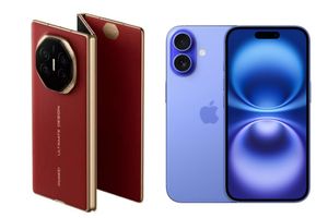 ​Huawei Mate Xt e Apple iPhone 16