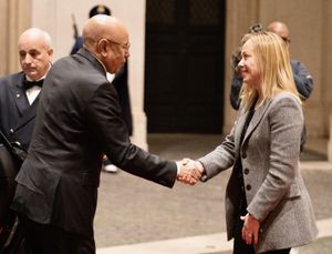 Giorgia Meloni, Mauritania, Mohamed Ould Cheikh El Ghazouani