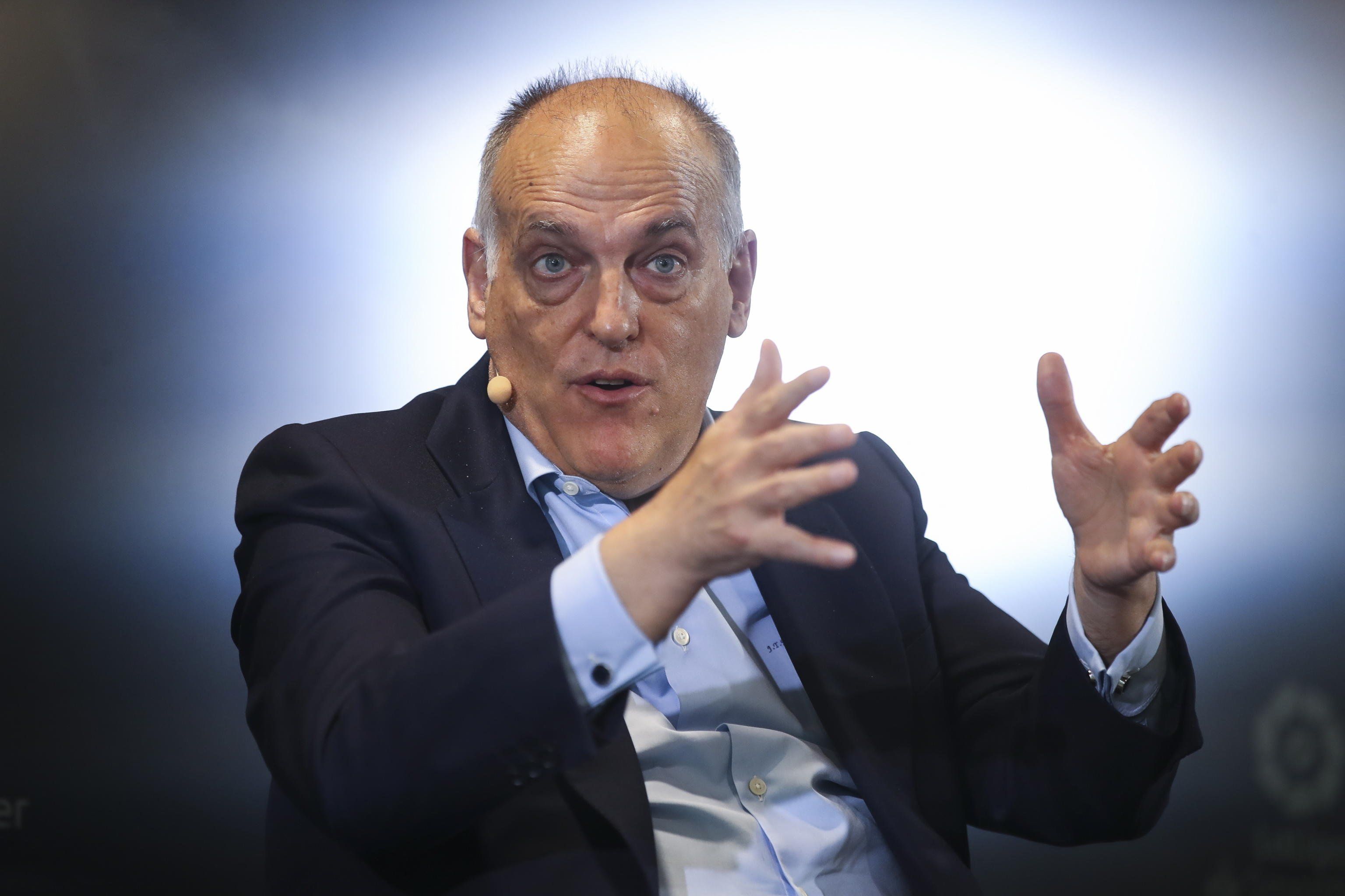 tebas superlega uefa agnelli infantino ceferin