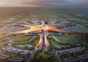 L'aeroporto di Pechino progettato dall'architetto Zaha Hadid