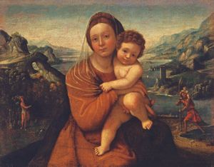 ​Giovanni Francesco Caroto Madonna con Gesù Bambino 