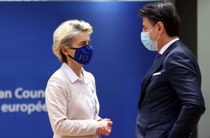 Ursula von der Leyen, Giuseppe Conte