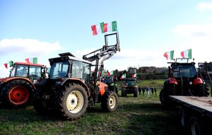 ​Manifestazione trattori, sciopero trattori