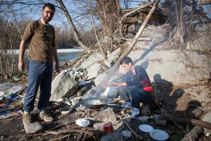 Migranti rotta balcanica Gorizia frontiera Slovenia