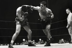 ​Rocky Marciano (destra),  Carmine Vingo