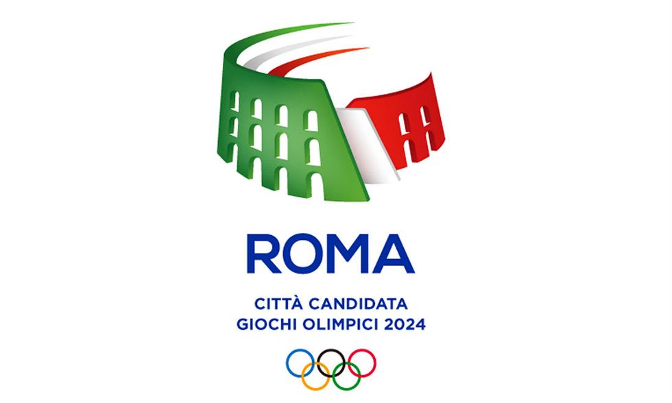 Roma 2024 il logo della candidatura alle Olimpiadi Panorama