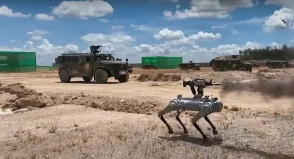 Timore Usa per i cani-robot armati dalla Cina